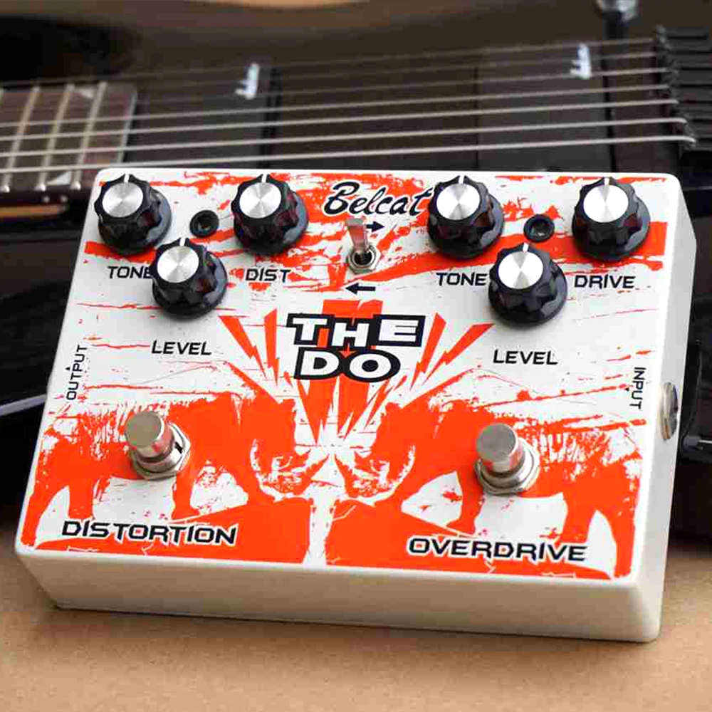 

Belcat THE DO Distortion & Overdrive Guitar Effect Pedal 3 Models to Switch Effects Stompbox for Electric Guitar