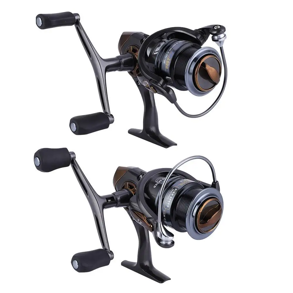 

DEUKIO Aluminium Alloy Heavy Duty Casting Spinning Fishing Reel 7.1:1 5+1BB Dual Rocker Fishing Reel Fisher Accessory