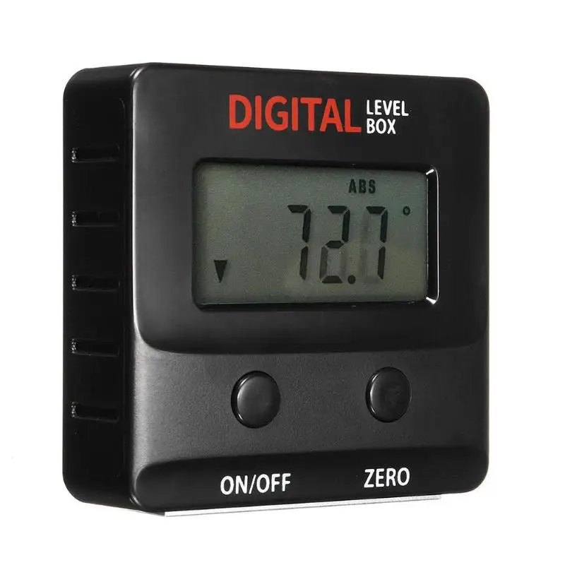 

Digital Protractor Inclinometer Angle Gauge Finder Level Box Measuring Tool Electronic Angle Meter Angle Gauge Magnetic Base