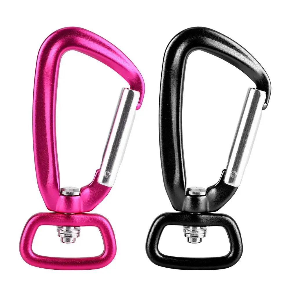 

Multifunctional Swivel Buckle Spring Cord Strap Hook Carabiner Quickdraw Chain Buckle Rotatable Snap Clip Key Ring