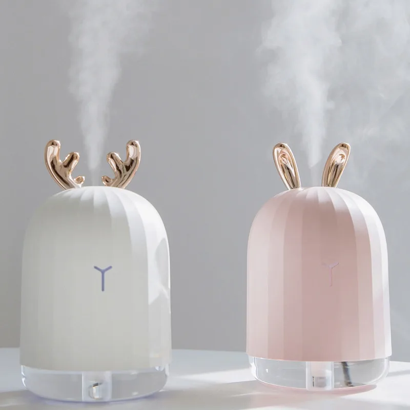 

High Quality 220ML Ultrasonic Air Humidifier Aroma Essential Oil Diffuser For Home Car USB Fogger Mist Maker With LED Night Lamp