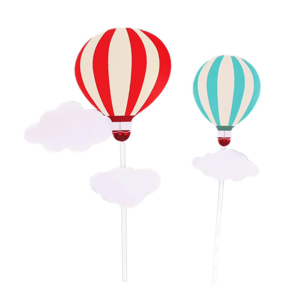 

1pcs Cloud Creative Balloon Cake Insert Card Cake Decor Cake Beautiful Decor for Birthday Party Festival