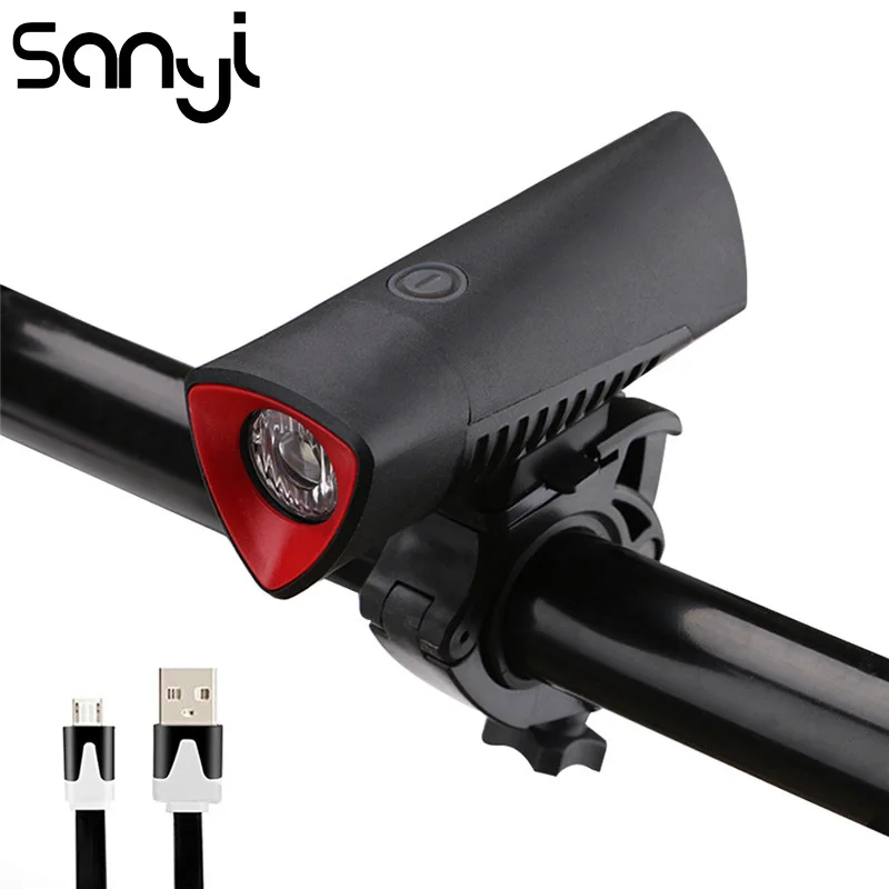 

SANYI 30000LM Bicycle Front Light with Bracket Waterproof Headlamp 4 Modes LED Flashlight Forehead for Camping Night Riding