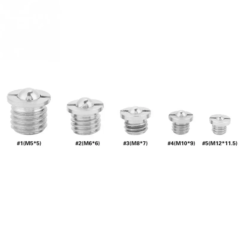5 шт. M5/M6/M8/M10/M12 пружинный шаровой набор винтовые шарики позиционирование плотный