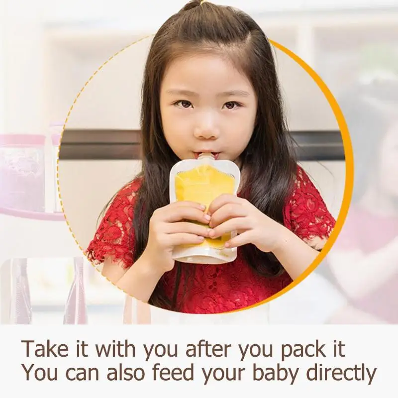 Детские еда кормление чайник новорожденных свежие фрукты емкости для сока хранения изоляционные мешки