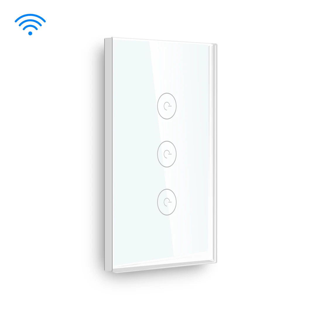 Сенсорный переключатель Wifi 3 банды 1 способ 118 серия умный стекло светодиодный
