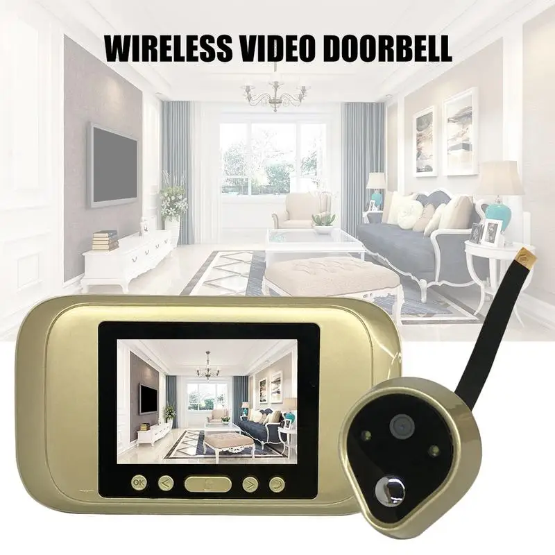 

3.2 inch LCD Color screen Digital Eye Doorbell Peephole Door Viewer Color Night Vision Camera Outdoor Bell