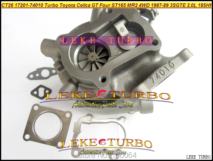 CT26 17201-74010 Turbo Turbocharger For TOYOTA Celica GT Four ST165 MR2 4WD 1987-89 3SGTE 2.0L 185HP 204HP (1)