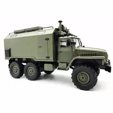 Wpl B36 Урал 1/16 2,4G 6Wd Rc автомобиль Рок Гусеничный командный Коммуникационный автомобиль Rtr игрушка авто армейские автомобили