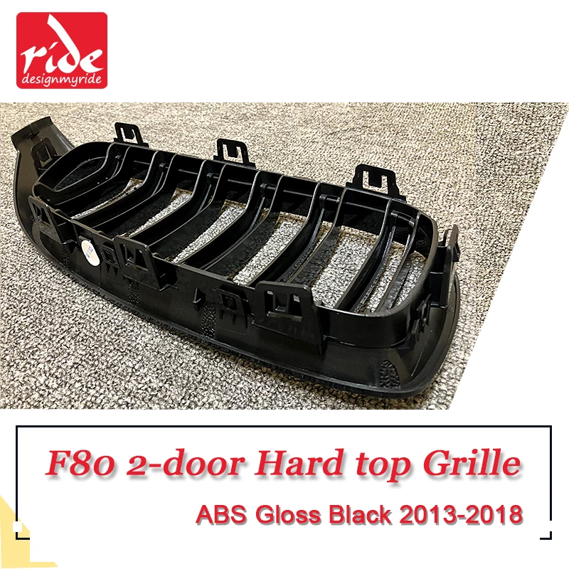 1 пара F80 Передняя решетка ABS черный глянец для M style Передние решетки 2 дверный