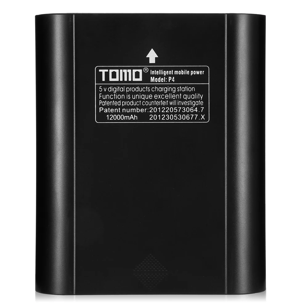 TOMO P4 Мощность банк Зарядное устройство с двумя портами USB чехол для 18650 литий