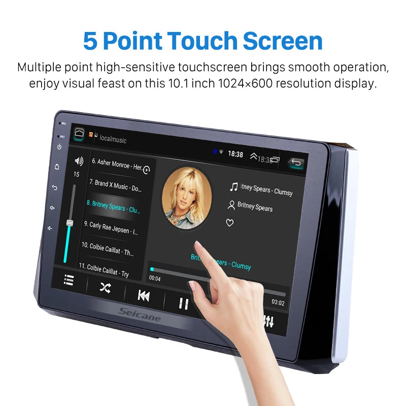 Perfect Seicane Android 8.1 10.1 Inch 2Din GPS Navigation Car Radio Multimedia Player Mirror Link USB Head Unit For 2019 Toyota Corolla 2