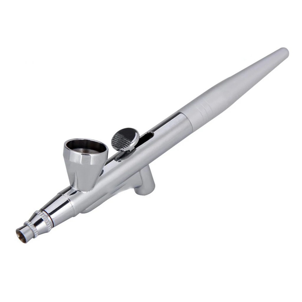 

HTHL-Airbrush Kit Pro Airbrush Double Action 2 cc 0.2 + 0.3 + 0.5mm with 1.8m air hose adapter - Air Brush Gun
