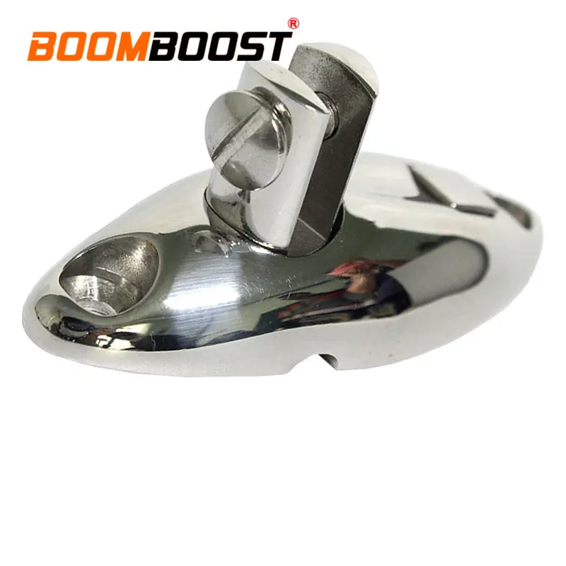 Silver Top Swivel Mount Grade For Boat Ship Marine Yacht RV Bimini Deck