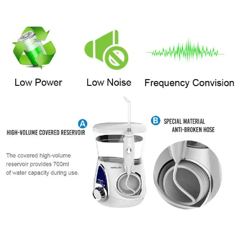 

V600G/V600 Electric Oral Irrigator Dental Water Flosser Oral Clean 700ML Oral Hygiene Dental Flosser For Teeth Clean