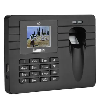 

Danmini Time recording system by Fingerprint with TFT 2.4 " Screen - Controls the timing of your employee (capacity 60,000 att