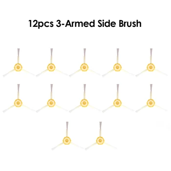 

3/6/12pcs Robot Vacuum Cleaner Parts Side Brush 3-armed Replacement for iRobot Roomba 500 600 700 Series Cleaning Sweeper