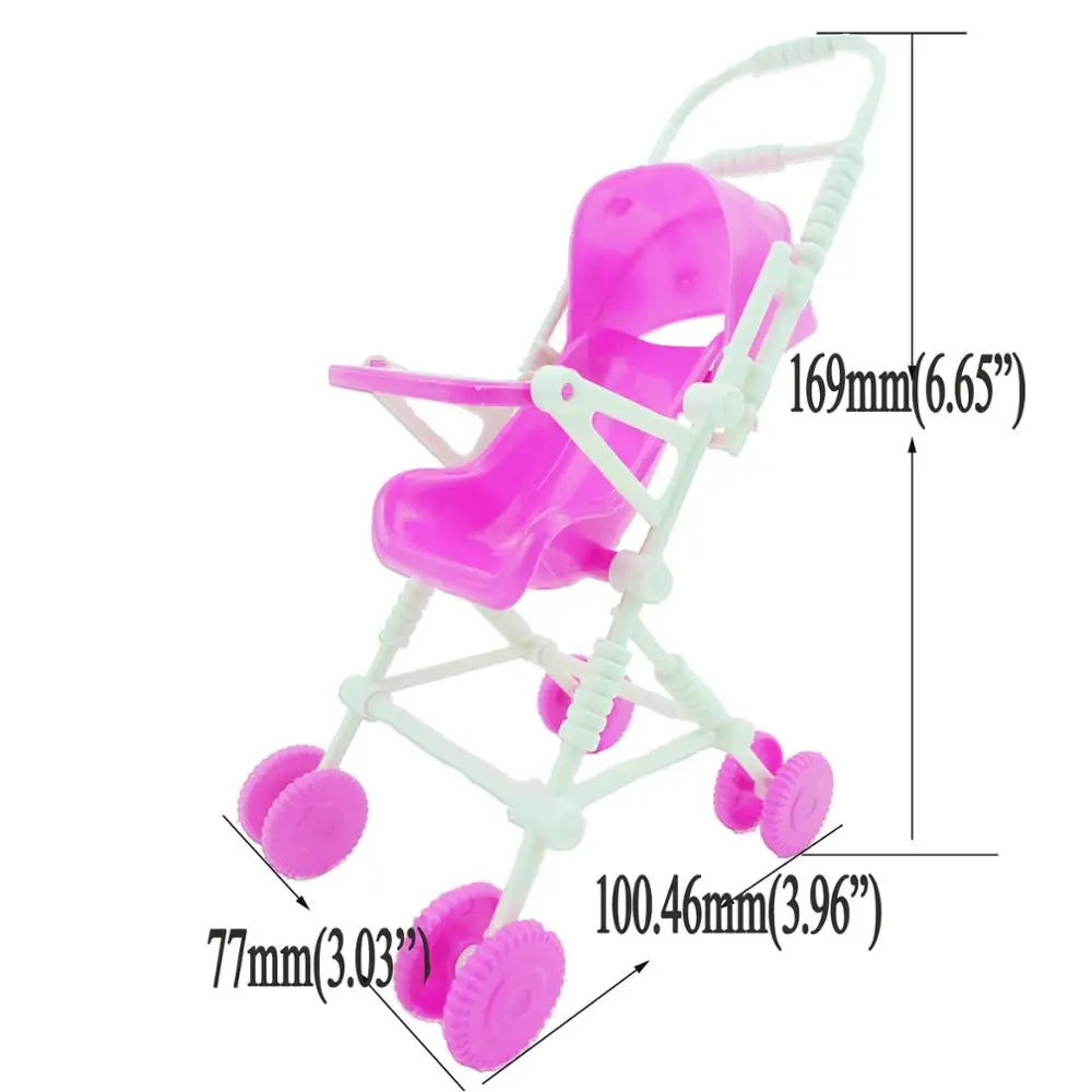 1 набор детский Кукольный домик розовая детская коляска тележка мебель для куклы Барби сестричка Келли Кукла-Симба аксессуары