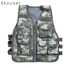 Открытый джедай-выживания модная камуфляжная одежда тактический жилет унисекс свободный/тонкий(регулируемый) на молнии всех лет