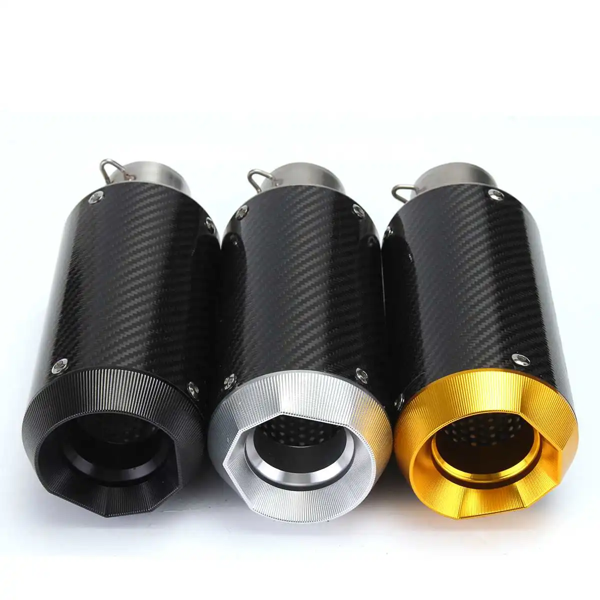 

High Quality 38-51mm 125-1200cc Universal Motorcycle Pit Dirt Bike Quad ATV Exhaust Muffler Pipe Escape Slip-on Carbon Fiber