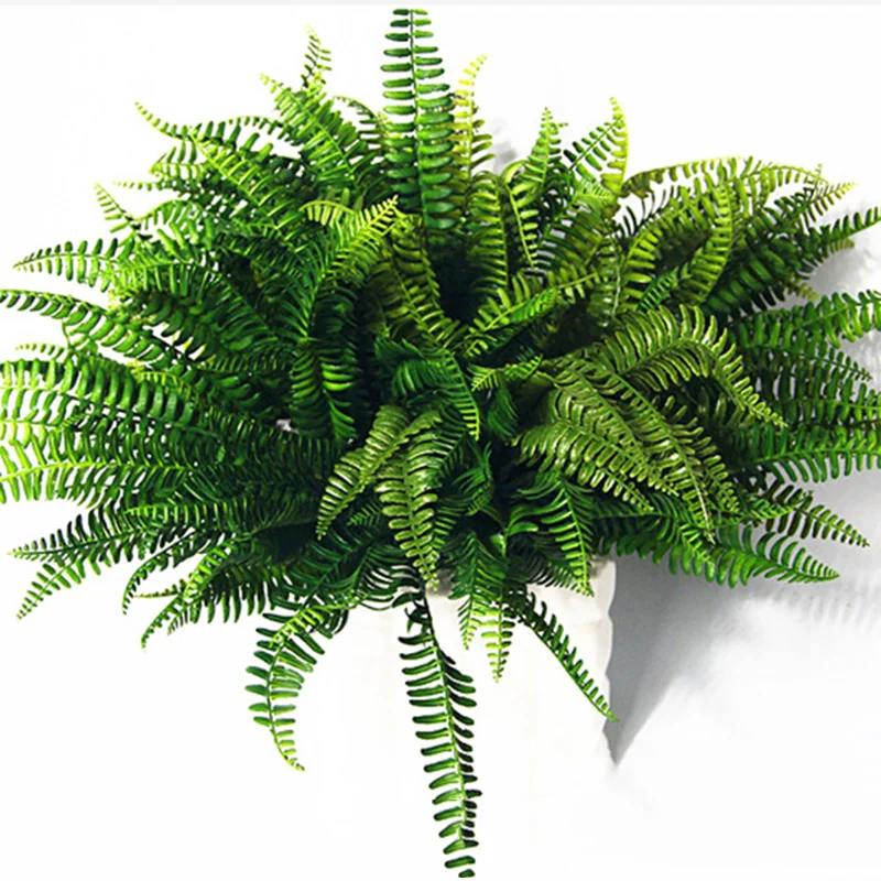 

1pcs/set Artificial Lifelike Large Boston Fern Plant Green Grass Home Decoration
