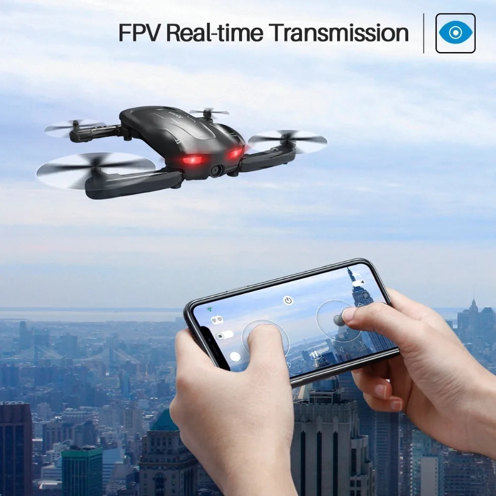 

SYMA Z1 Foldable Mini Quadrocopter with Camera HD 720P FPV Real Time Transmission RC Helicopter App Control Pocket Quadcopter