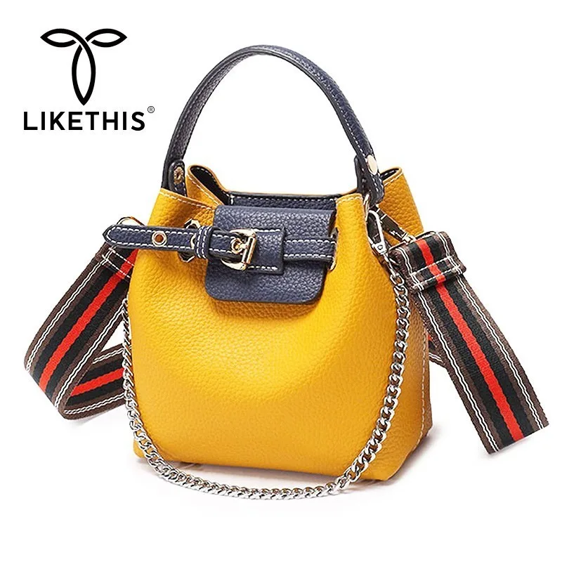 LIKETHIS أزياء المرأة قطعتين Crossbody حقيبة واسعة الكتف حزام حقيبة كتف بو حقائب يد جلدية صغيرة حقيبة ساع عارضة