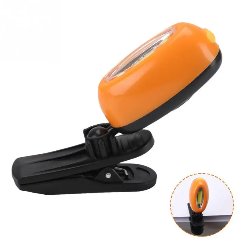 

COB LED Clip On Flashlight Cap Hat Lamp Cycling Hiking Camping Head Light with Battery for Outdoor Camping Fishing #1214