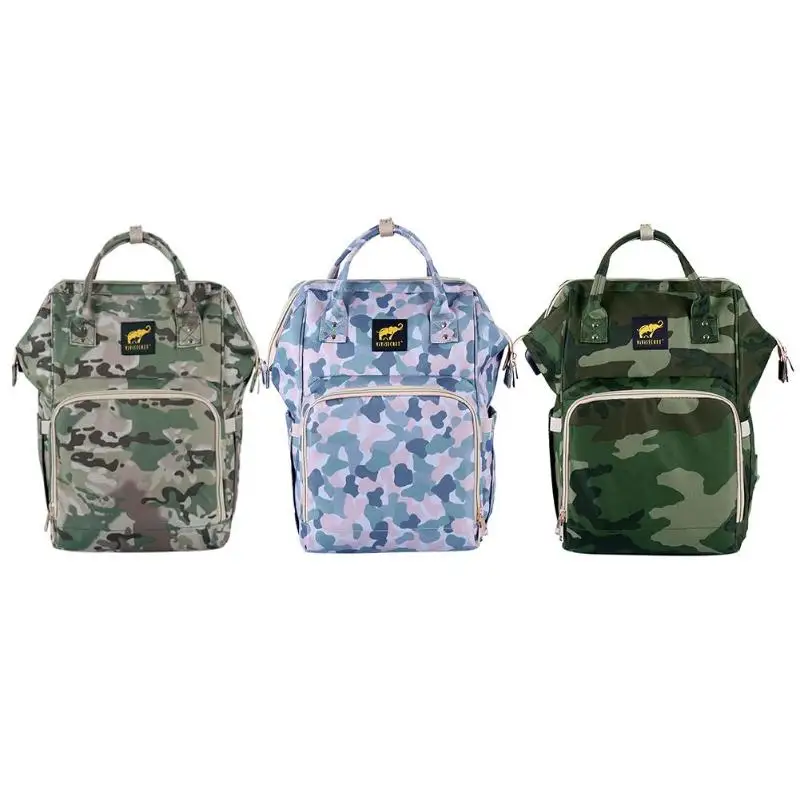 

Camo USB Charging Waterproof Travel Mummy Backpack Maternity Diaper Handbag