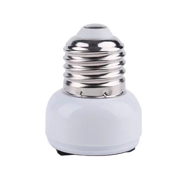 

E27 White Bulb Holder Lighting Fixture ABS High Quality Connector Accessories US/EU Plug Adapter Bulb Base Screw Lamp Socket