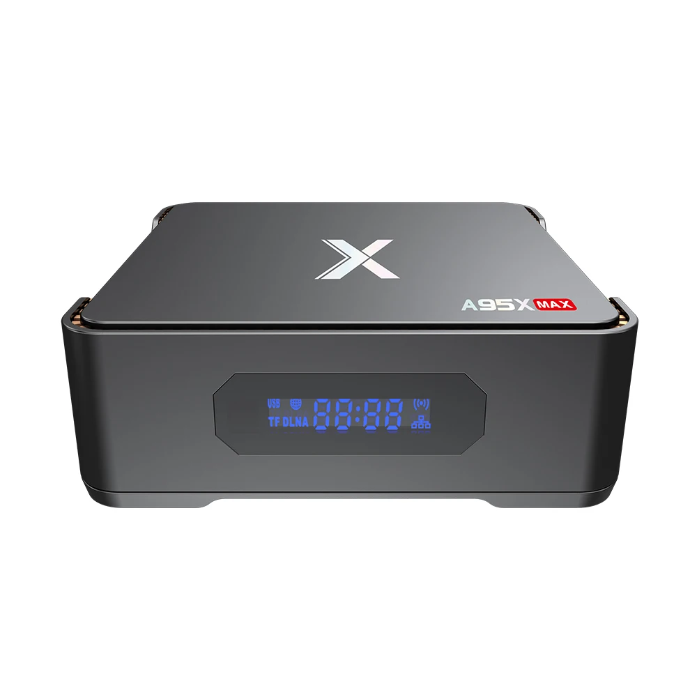 ТВ приставка A95X Max Amlogic S905X2 4 ГБ 64 Android 8 1 1000 Мбит/с 2 4G Wi Fi BT4.2 поддержка 4K 5 дюйма SSD HDD