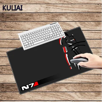 

XGZ 2018 Precision Seam Rubber Mouse Pad Can Be Repeatedly Washed Mass Effect Large-size Gaming Mousepad N7 Player Pads Mats