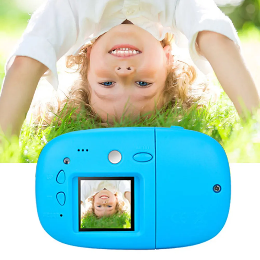 

Anti Fall Digital Photography Photo Cartoon HD Neck Strap Toddler Educational Toy Kids Camera Mini Gift