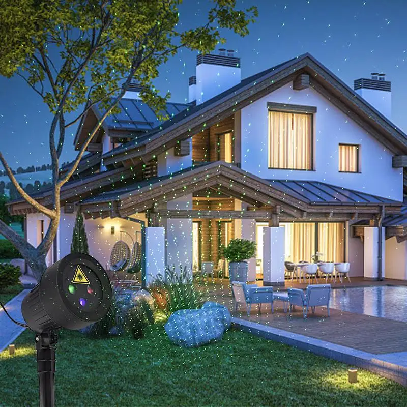 

RF Remote Control RGB Static Starry Laser Outdoor Light DJ LED Stage Light Party Lights Garden Lamp Outdoor Lighting