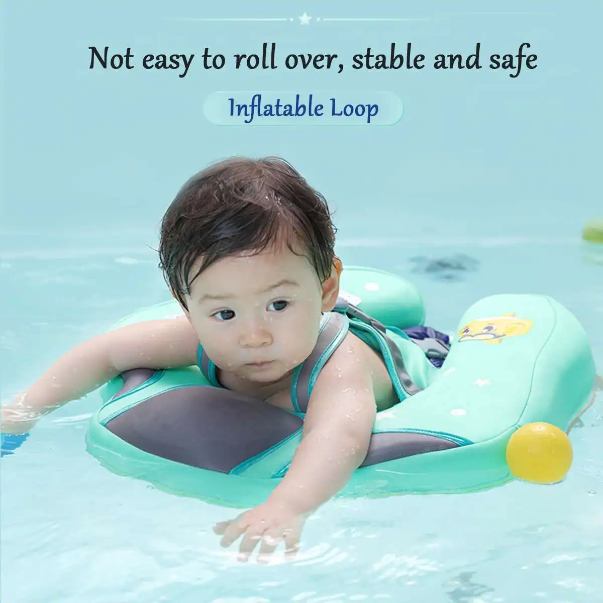 

Safety Kids Baby Swimming Ring Child Water Fun Toy Swim Training for Bathtub Swimming Pools Armpits Inflatable Floats Protector