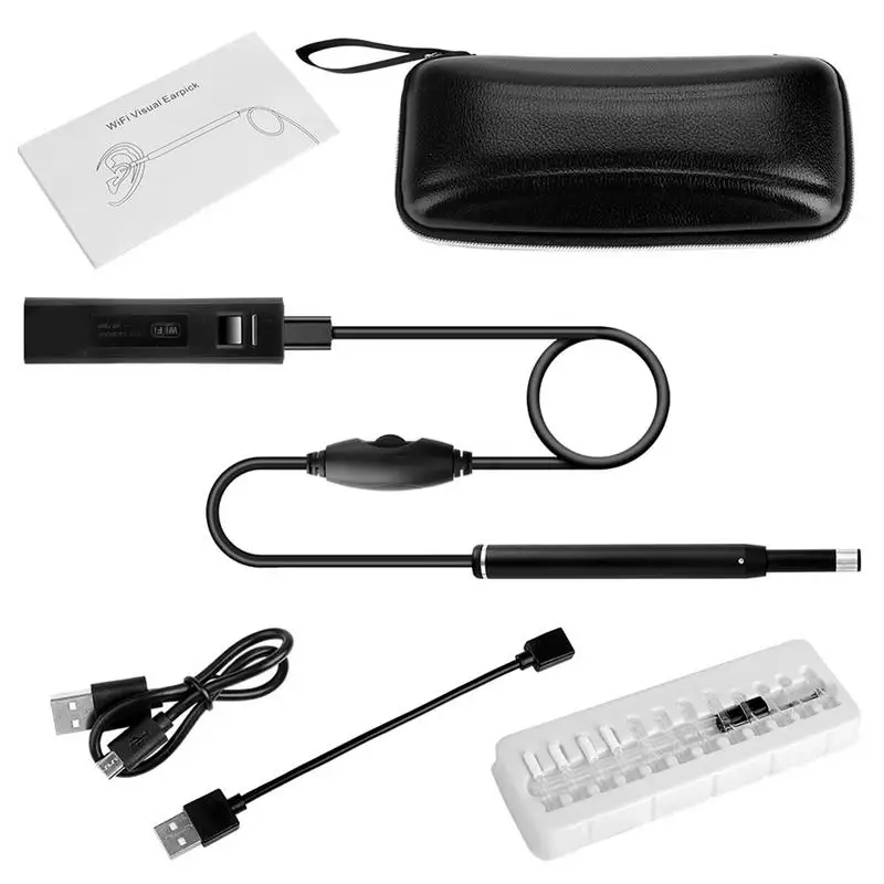 WiFi ушной эндоскоп беспроводная цифровая Otoscopy камера с USB чистящий инструмент для