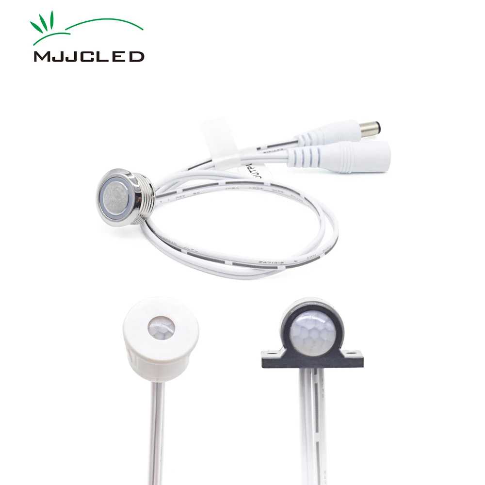 

Movement Sensor 12V Motion Sensor Light Switch 24V Touch Sensor Switch Automatic ON OFF Switch Light Timer Infrared PIR Sensor