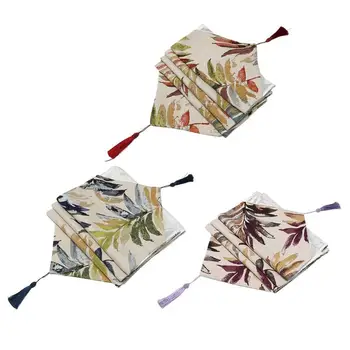 

Nordic Tassel Table Runner Linen Irregular Line Pattern Bed Flag Tablecloth Table Runners Dining Room Restaurant Table Gadget