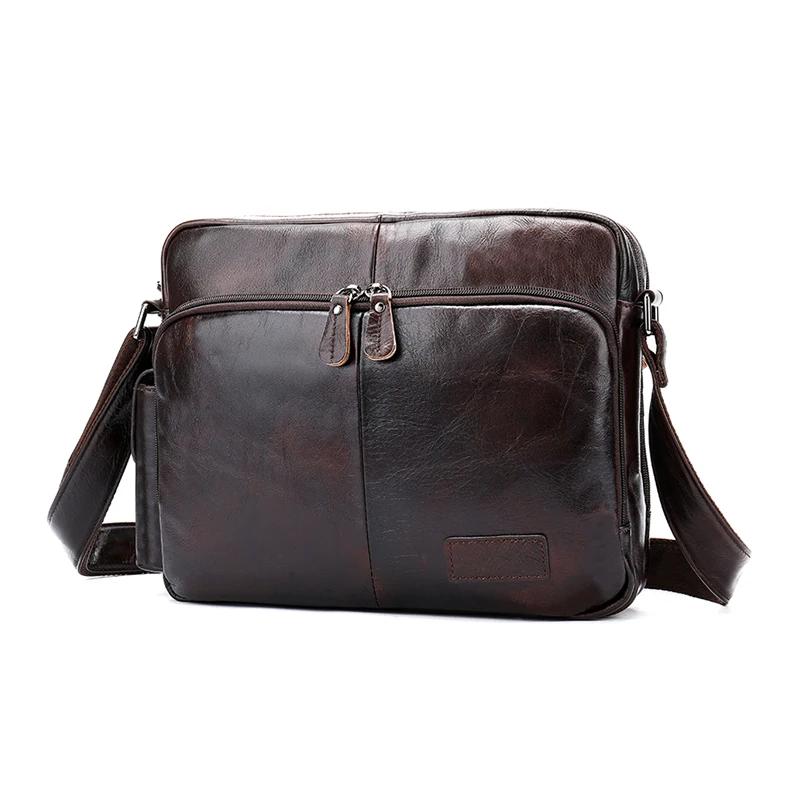

Mva Vintage Casual Shoulder Bag cowhide Crossbody Bag Fashion Handbag Business Briefcase
