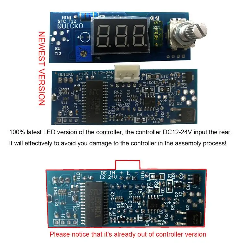 Electrical Unit Soldering Iron Digital Temperature Controller Station LED DIY Kits For T12 Use Handle Default K Head Electrical Unit Soldering Iron Digital Temperature Controller Station LED DIY Kits For T12 Use Handle Default K Head