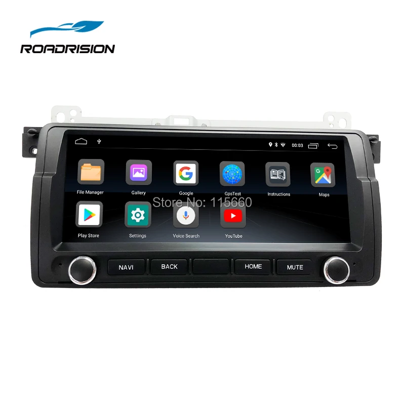 RoadRision 8 дюймов Android 1 автомобильный мультимедийный плеер для BMW E46/M3 с Canbus Wifi Bluetooth