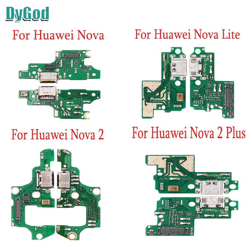 Для Huawei Nova Lite 2 Plus USB плата для зарядки кабель док-станция соединительные части