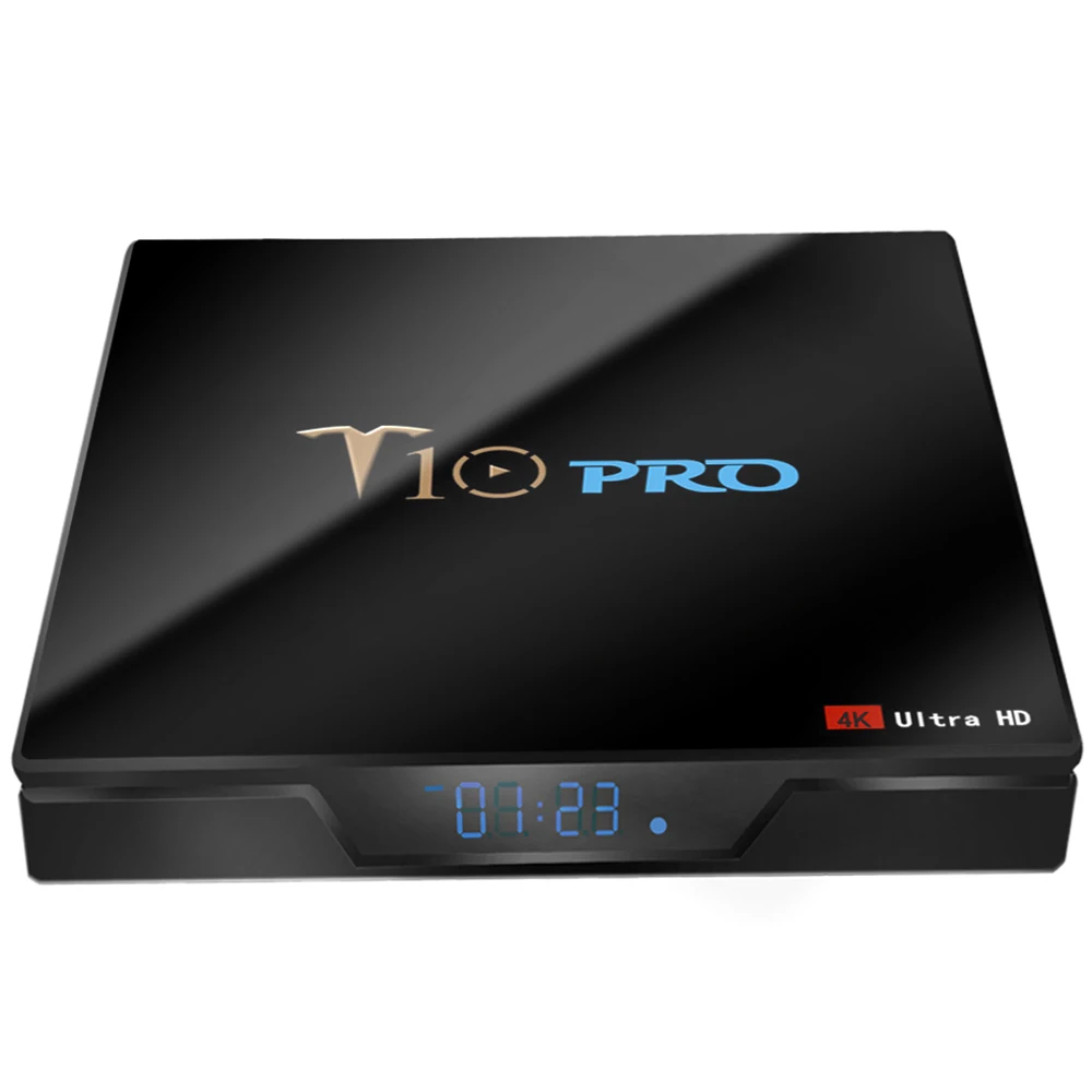 T10 Pro tv Box Amlogic S905X2 2,4G + 5G WiFi BT4.1 Android 8,1 4 ГБ 32 ГБ 64 Гб USB3.0 4K VP9 Smart tv Box