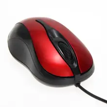 Портативная оптическая мышь 1600 dpi USB 3D Проводная оптическая игровая мышь Мыши для ПК и ноутбука мини адаптер Plug and Play