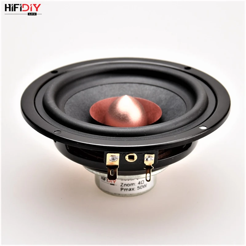 Hi Fi динамик HIFIDIY 4 5 дюйма Ом 50 Вт|Аксессуары для аудиосистем| |