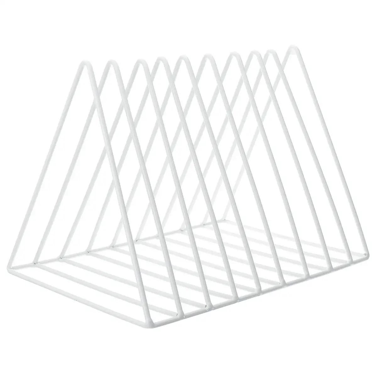 Iron Bookshelf Magazine Display Stand Newspapers Storage Rack Vintage