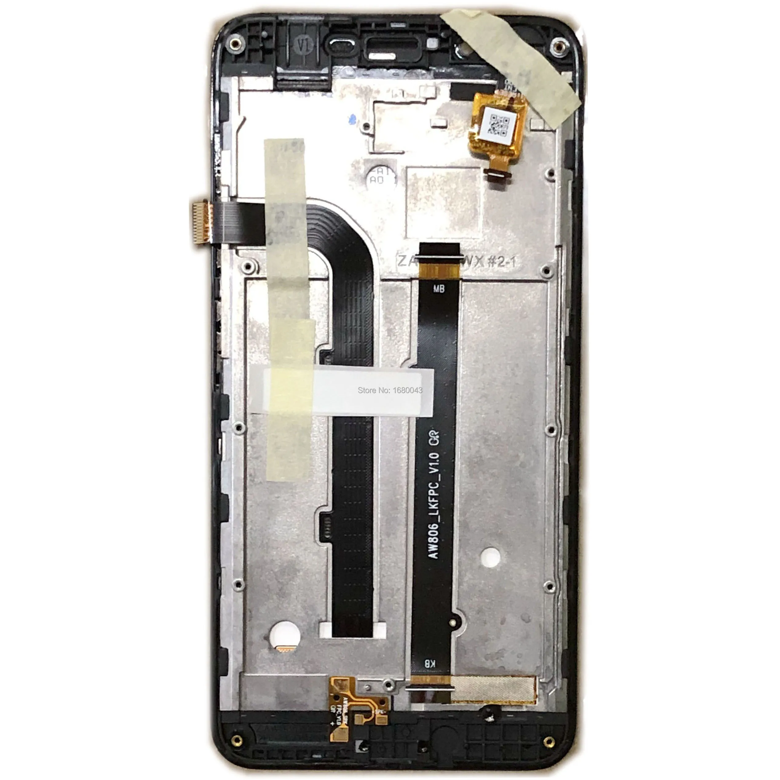 

5" LCD LED Display Touch Screen Digitizer Sensor Assembly Frame For Asus ZenFone Go ZC500TG Z00VD AW806_LKFPC_V1.0 BLACK Color