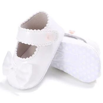 

Baby Girls kids Toddler clothes casual Princess Shoes Kids Children Bow Pram Wedding Christening Party Shoes one pairs