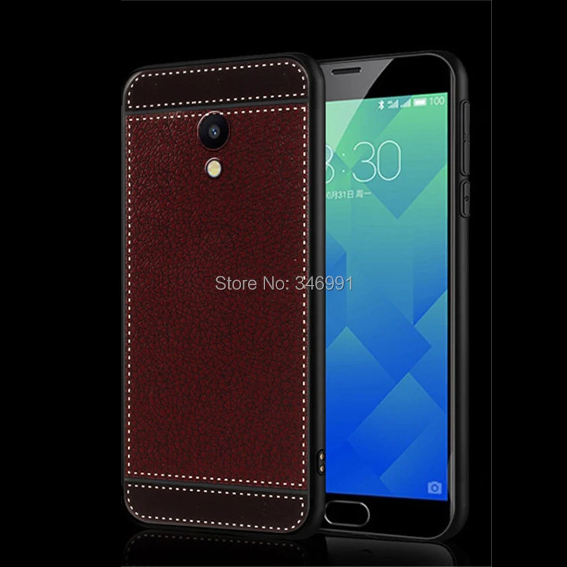 Чехол M5 для Meizu Meilan 5 кожаный чехол 2 дюйма мягкий черный силиконовый Классический