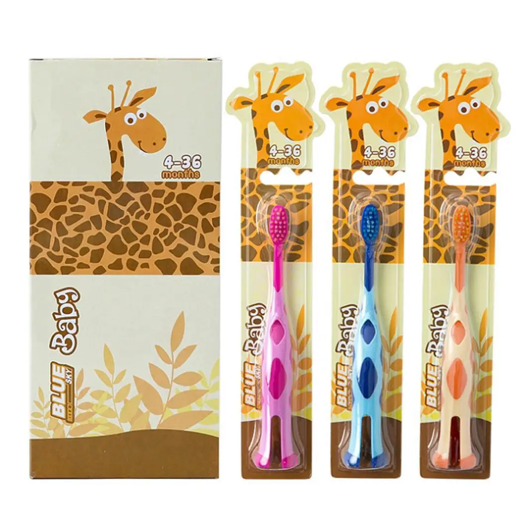 Random Cute Care Cartoon Soft Teeth Toothbrush for 3 Years Old Children Toothbrush Kids